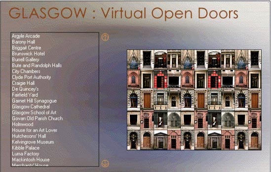 Cédérom 'Glasgow: Virtual Open Doors'
